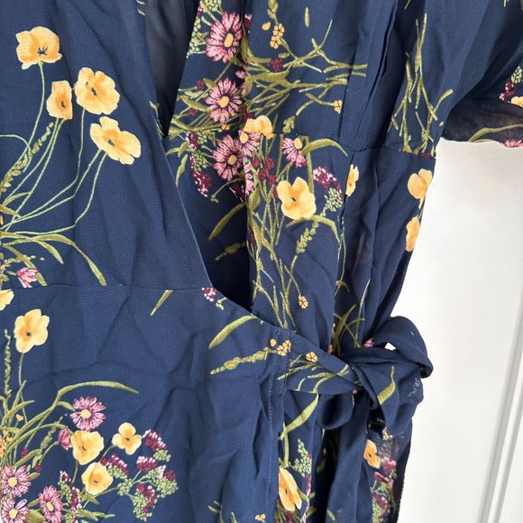 NWT Reformation Winslow Maxi Dress Plus Sz 1X in Mademoiselle Sheer Kimono - Picture 6 of 11